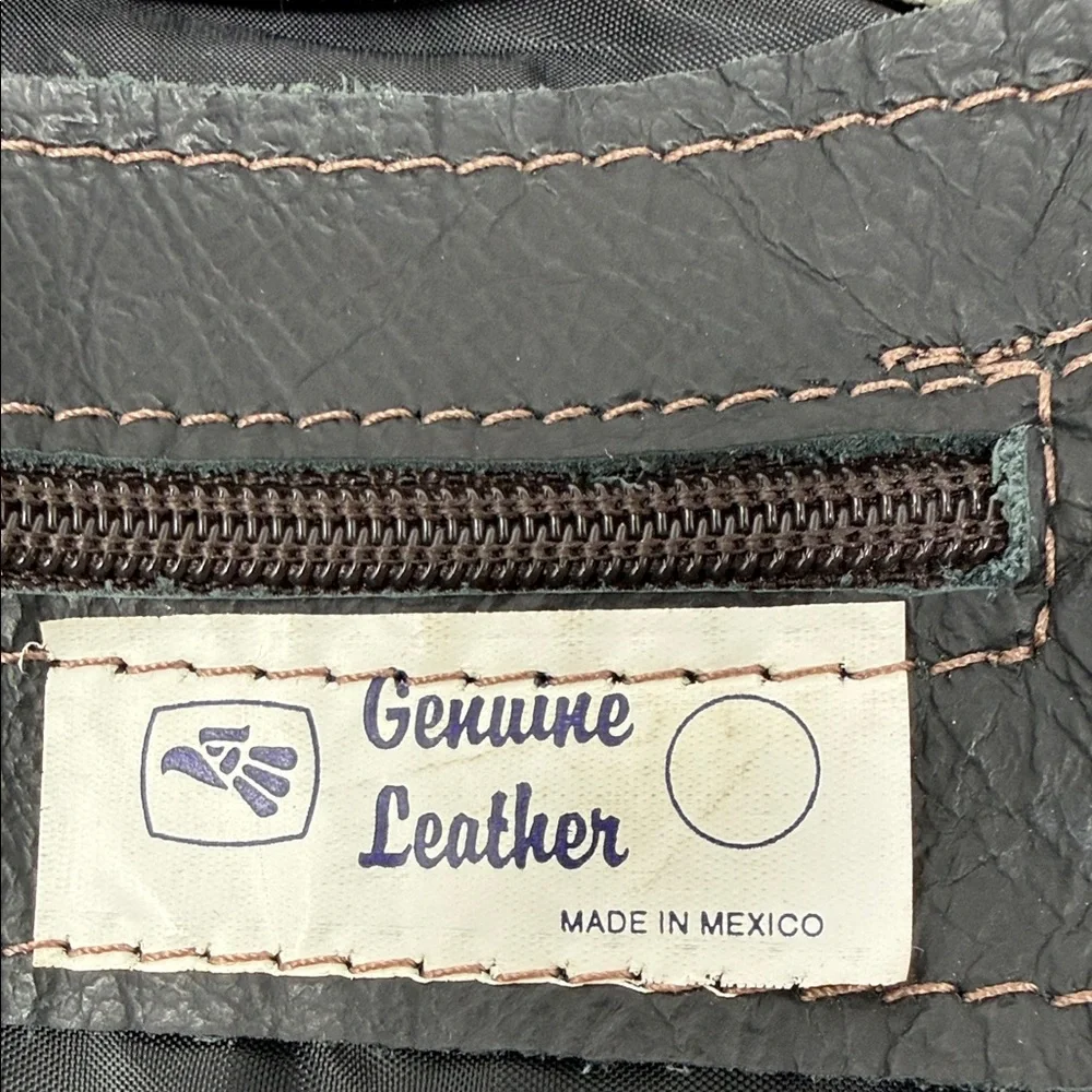 Patchwork Leather Hobo Bag Boho Slouchy Shoulder Purse Y2K artisan Indie - Picture 8 of 12